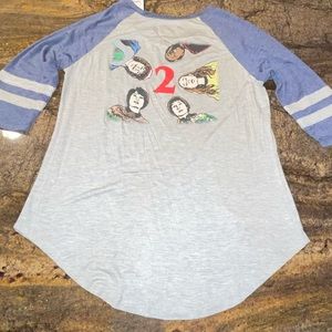 NWT Stranger Things baseball type‎ 3 quarter length sleeves tshirt size large